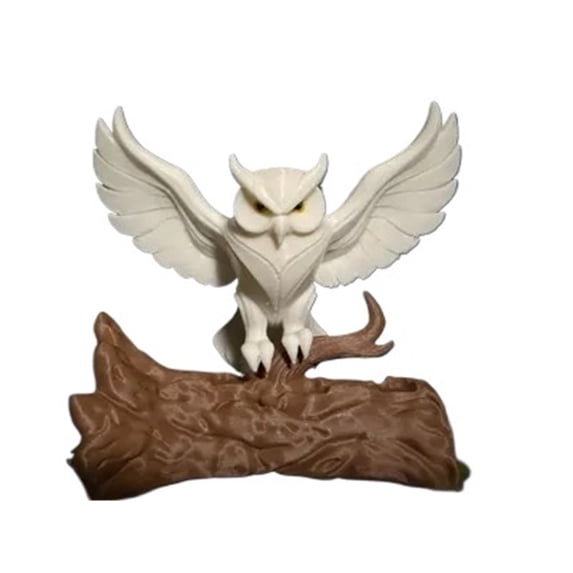 1PC Owl Hedwig 3D Printing