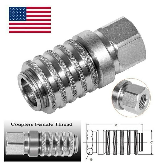 1PC PD242 Test Port & Diagnostic Equipment Quick Coupler with Female Pipe Thread