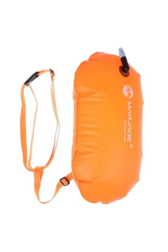 1PC PVC Swimming Buoy Safety Air Dry Tow Bag Float Inflatable Signal Drift Bag