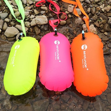 1PC PVC Swimming Buoy Safety Air Dry Tow Bag Float Inflatable Signal Drift Bag