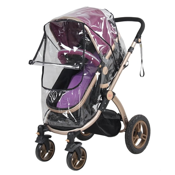 1PC PVC Universal Waterproof Baby Rain Cover Dust Wind Pram Accessory, Rain Cover, Baby Pushchair