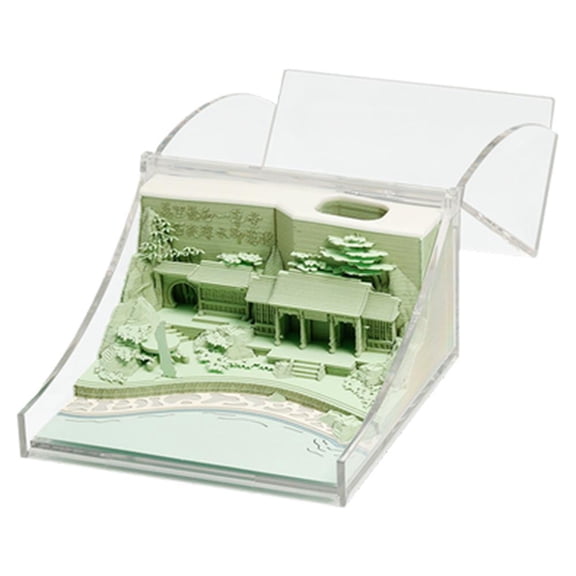 1PC Panda Desk Calendar 2025 Calendar Memo Pad Desk Notes Gift Calendar 3D Calendar House Notepa Paper Carving F3C4