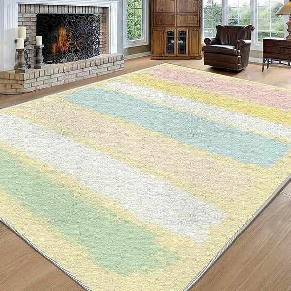 6.5'x10' floor mat for carpet carpet living room area rug neutral area rug sets large washable area rug