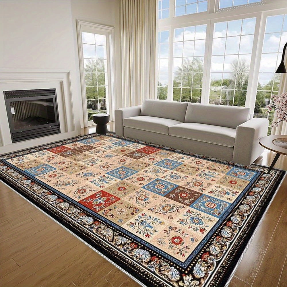 5'x7' carpet pads big carpet for bedroom floral area rug high traffic ...