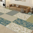 thumbnail image 1 of 1PC Patchwork Pattern Area Rug Local Carpet, Lightweight Washable Easy-to-Tidy Carpet Mat Festival Gift, Suitable for Living Room, Bedroom, Dining Room, Bathroom, Office, Hallway, Choose Room Decor, 1 of 8