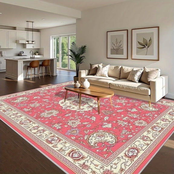 4'x6' carpet pads non slip carpet floor mats floral area rug textured area rug thick area rug