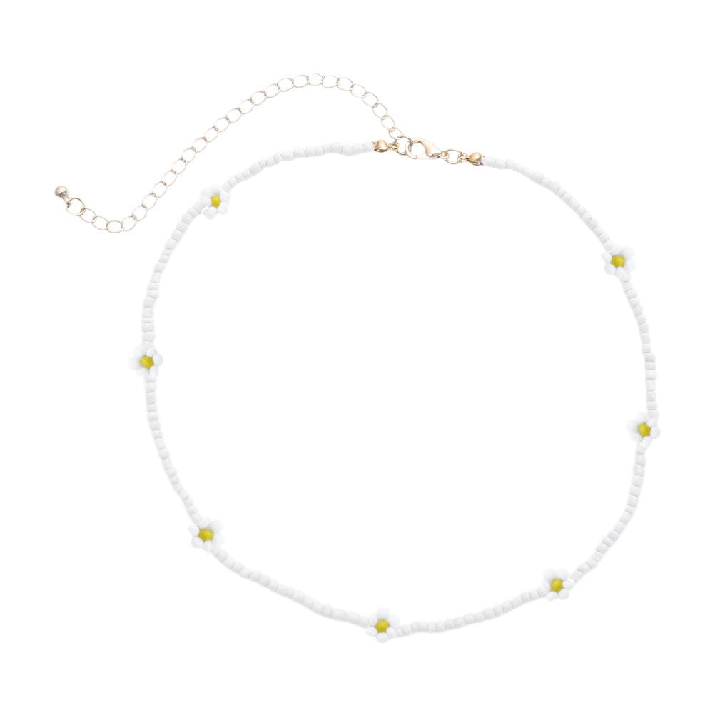 DIY Beaded Daisy Chain Jewelry - the neon tea party | Beaded bracelets,  Beaded jewelry, Beaded accessories