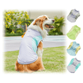 thumbnail image 1 of 1PC Pet Cooling Vest, Lightweight Breathable Dog Shirt, Sun‑Protective Sleeveless Apparel for Pets, Turquoise 2XL, 1 of 5
