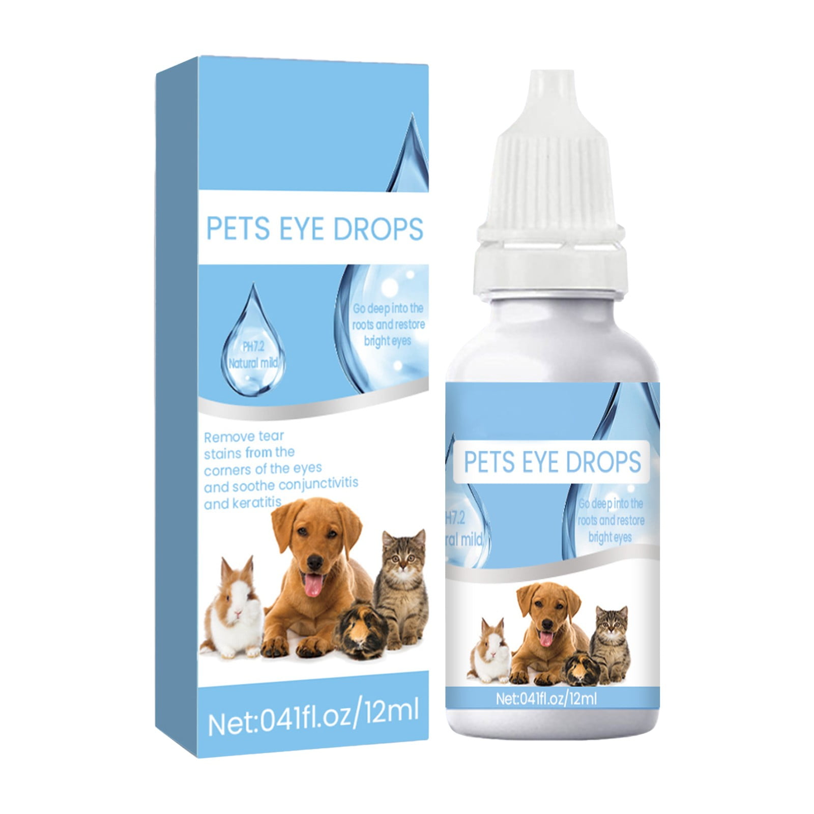 1PC Pet Eye Drops Pet Gel Eye Drops，Effective Dog Eye Dog Eye Cleaner