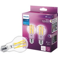 1PC Philips Ultra Definition Dimmable LED A19 Light Bulb
