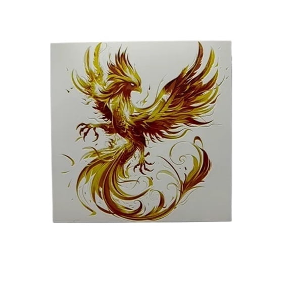 1PC Phoenix 10*15cm 3D printed ornament