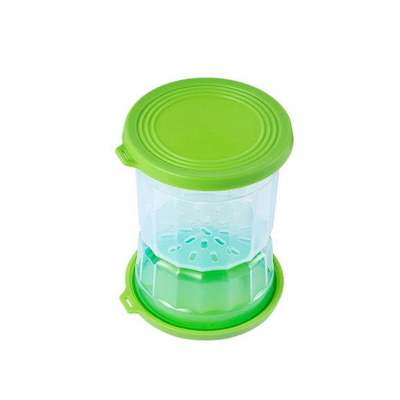 1PC Pickle and Olives Jar Container with Strainer Flip, Airtight Leak-proof Juice Separator Hourglass Food Saver Storage Container for Gherkin Jalapeno
