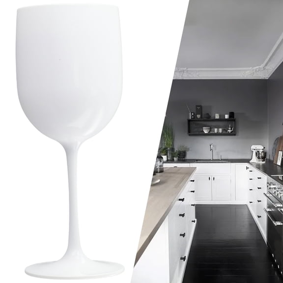 1PC Plastic Champagne Cups Unbreakable Tall Wine Glass Flute Stemware Wine Glass Party Banquet Home Goblet Drinking Supplies