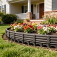 thumbnail image 1 of 1PC Plastic Garden Fence Edging - Landscape Edging, Flowerbed Garden Border Edging for Landscaping, Flower Bed Lawn Yard Edging Borders, Garden Edger Border Divider, Each 17.51"W x 12.2"H, 1 of 6
