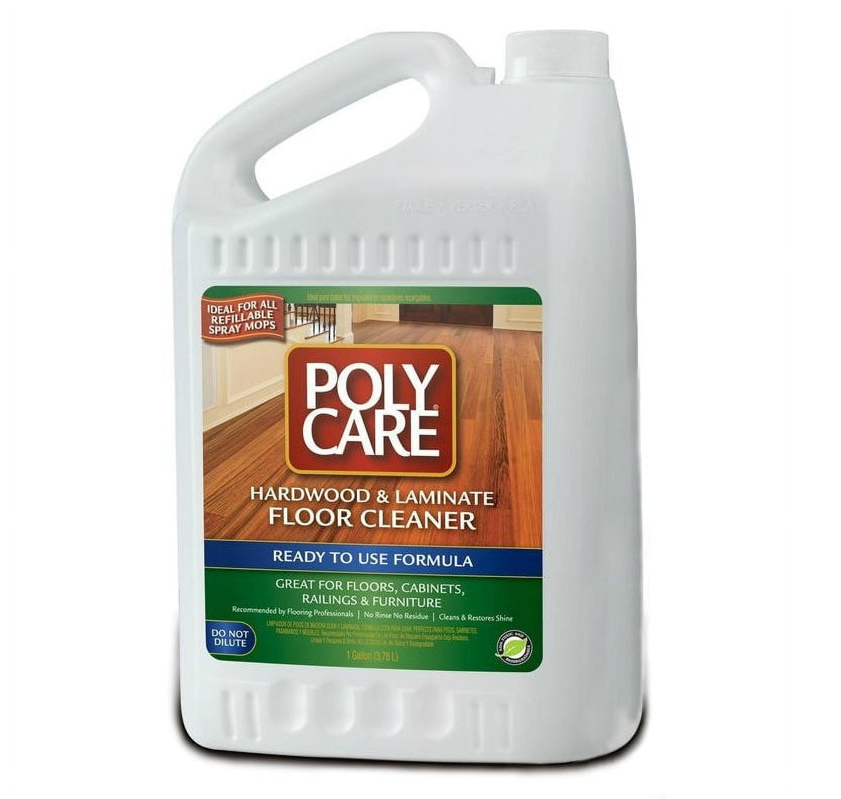 1PC Poly Care Poly Care 70031 Hardwood & Laminate Floor Cleaner, 1 Gallon