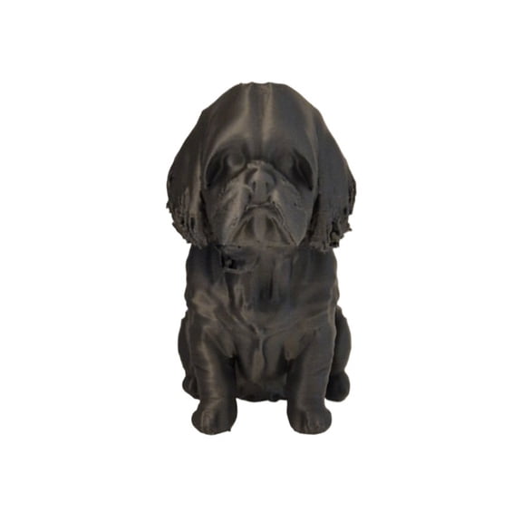 1PC Poodle  3D printable canine statue 3D printing