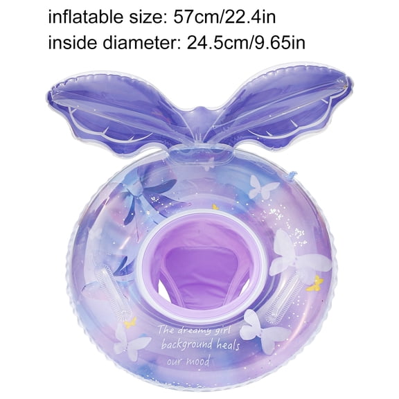 1PC Pool Float Ring, Inflatable Swim Tube, Swimming Accessories, Suitable for Summer Water Sports, Pool Float Gear