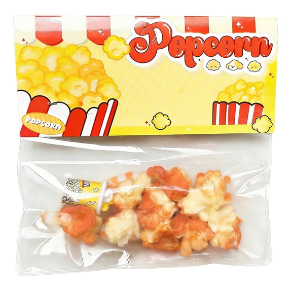 1PC Popcorn Squishy, Stress Relief Squishy Popcorn Fidget, Watery Soft Anxiety Calmer, Slow Rising Sensory Putty, Portable Desk Squeeze Ball for Adults，B