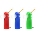 thumbnail image 1 of 1PC Portable Handheld Mini LED Flashing Light Fan AAA Battery Powered Random Color For Cooling, 1 of 7