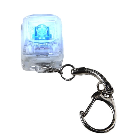 Switches Tester Keychain Pendant with LED Light for Testing Mechanical Keyboard Switches Stress Relief Toy