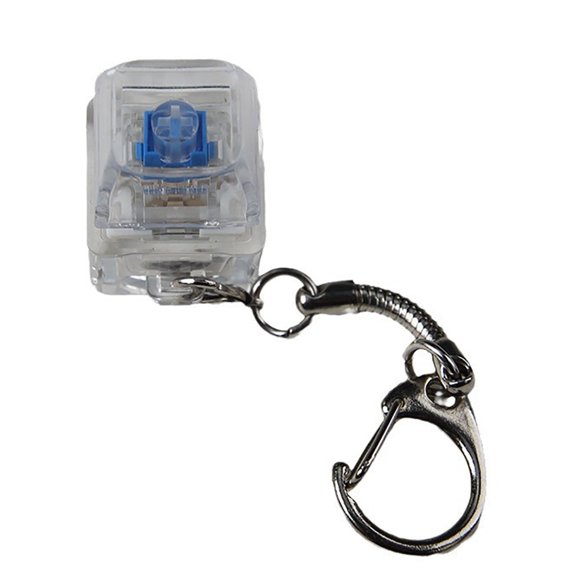 1PC Portable Keyboard Switches Tester Testing Tool LED Light Keyboard Switches Keychain Toy for 1-Key