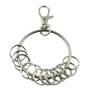 1PC Portable Metal Rings Key Organizer Keychain Holder with Swivel Clasps Janitor Key Rings for Warehouse Office SchoolUse