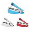 thumbnail image 1 of 1PC Portable Sewing Machine Mini Handheld Sewing Machine Electric Stitching Household Repair Kit for Quick Repairs DIY Home Travel - Color Send by Randomly, 1 of 6