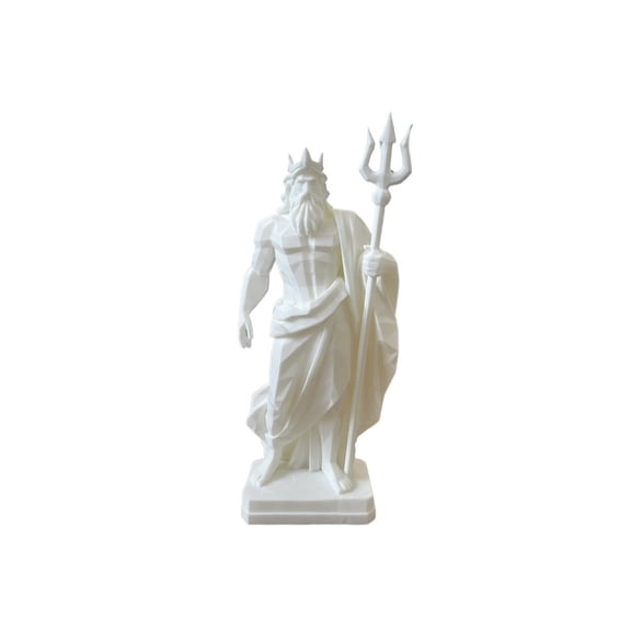 1PC Poseidon - low polygonal statue 3D printing