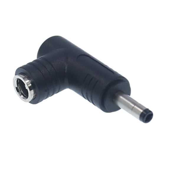 1PC Power Connector Adapter 90 Degree 5.5mm x 2.5mm Female Plug to Male Coupler Converter for Laptop