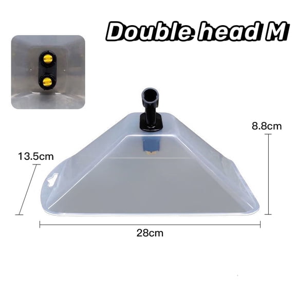 1PC Power Sprayer Windproof Cover Sprayer Fan-type Spray Nozzle Wind Shield Agricultural Garden Irrigation Supplies