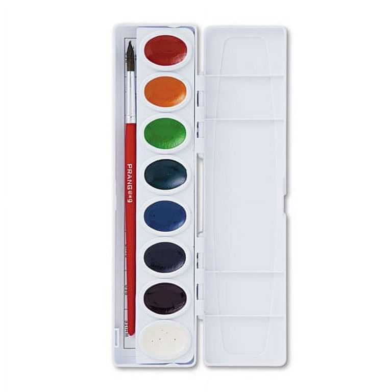 Watercolors, 16 Assorted Colors, Palette Tray Watercolors, 16 Assorted Colors, Palette Tray