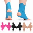 thumbnail image 1 of 1PC Precut Athletic Kinesiology Tape Ankle Specific Precut Elastic Sports Tape Integrated Design, 1 of 6