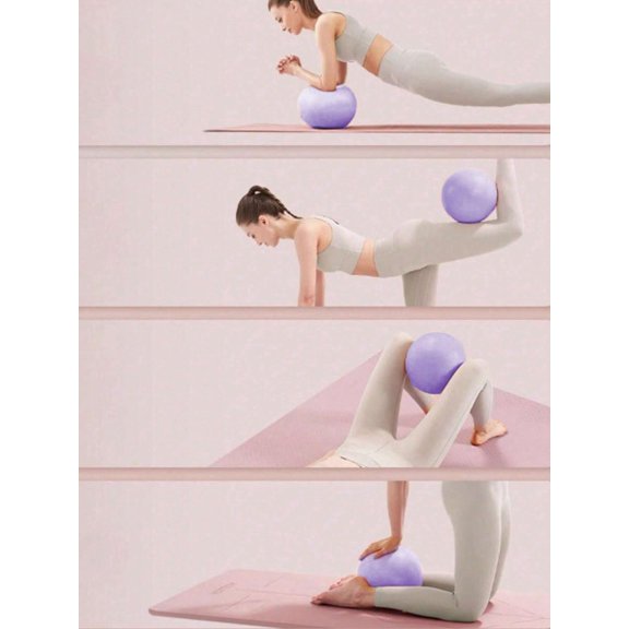 1PC Premium Mini Pilates Ball, Anti-Burst Small Yoga Ball for Core Training, Postpartum Recovery & Abdominal Shaping