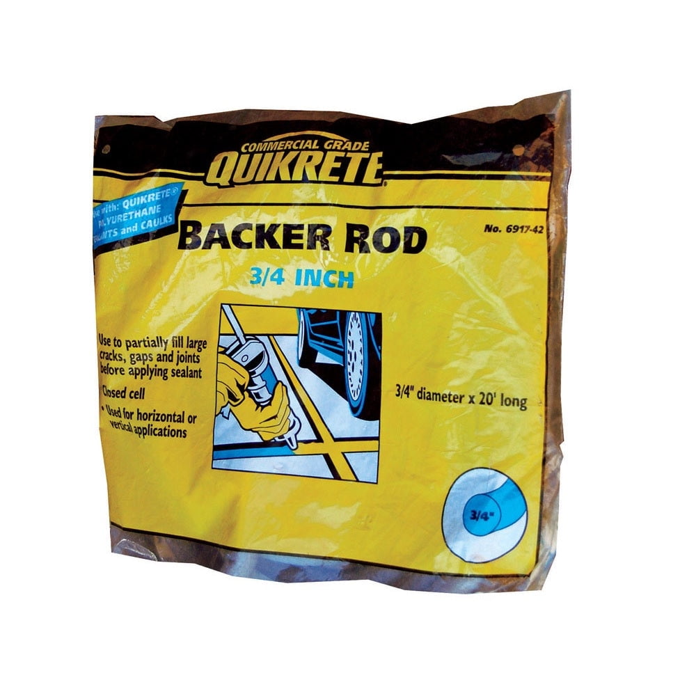 1PC Quikrete Quikrete 691742 Backer Rod 3 4 X 20 Walmart 1pc-quikrete-quikrete-691742-backer-rod-3-4-x-20-walmart