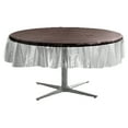 thumbnail image 1 of 1PC ROUND Multipurpose Vinyl Clear Heavy Duty Transparent Tablecloth Protector, 1 of 1