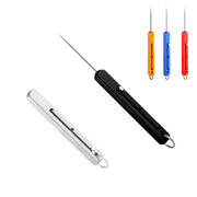 1PC Retractable Toothpick Tool, Multifunctional Metal Tooth Pick, Portable Reusable Tooth Sticks for Home Outdoor Use