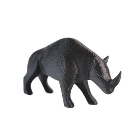 1PC Rhino Sculpture  Home Decor 3D Printing