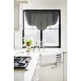 thumbnail image 1 of 1PC Rod Pocket Faux Silk Window Ascot Beaded Tassel Swag Topper Valance, 1 of 2