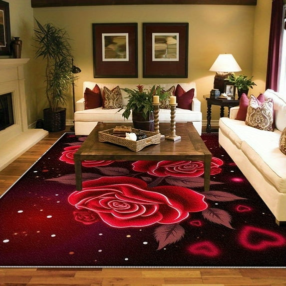 6'x9' carpet rug boho carpet big area rug colorful area rug octagon area rug