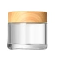 thumbnail image 1 of 1PC Round Glass Jars with Leakproof lids Empty Glass Sample Jars for Makeup Face Cream Eye Cream Lip Balm Tool, 1 of 6