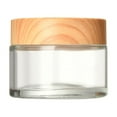 thumbnail image 1 of 1PC Round Glass Jars with Leakproof lids Empty Glass Sample Jars for Makeup Face Cream Eye Cream Lip Balm Tool, 1 of 6