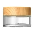 thumbnail image 1 of 1PC Round Glass Jars with Leakproof lids Empty Glass Sample Jars for Makeup Face Cream Eye Cream Lip Balm Tool, 1 of 6