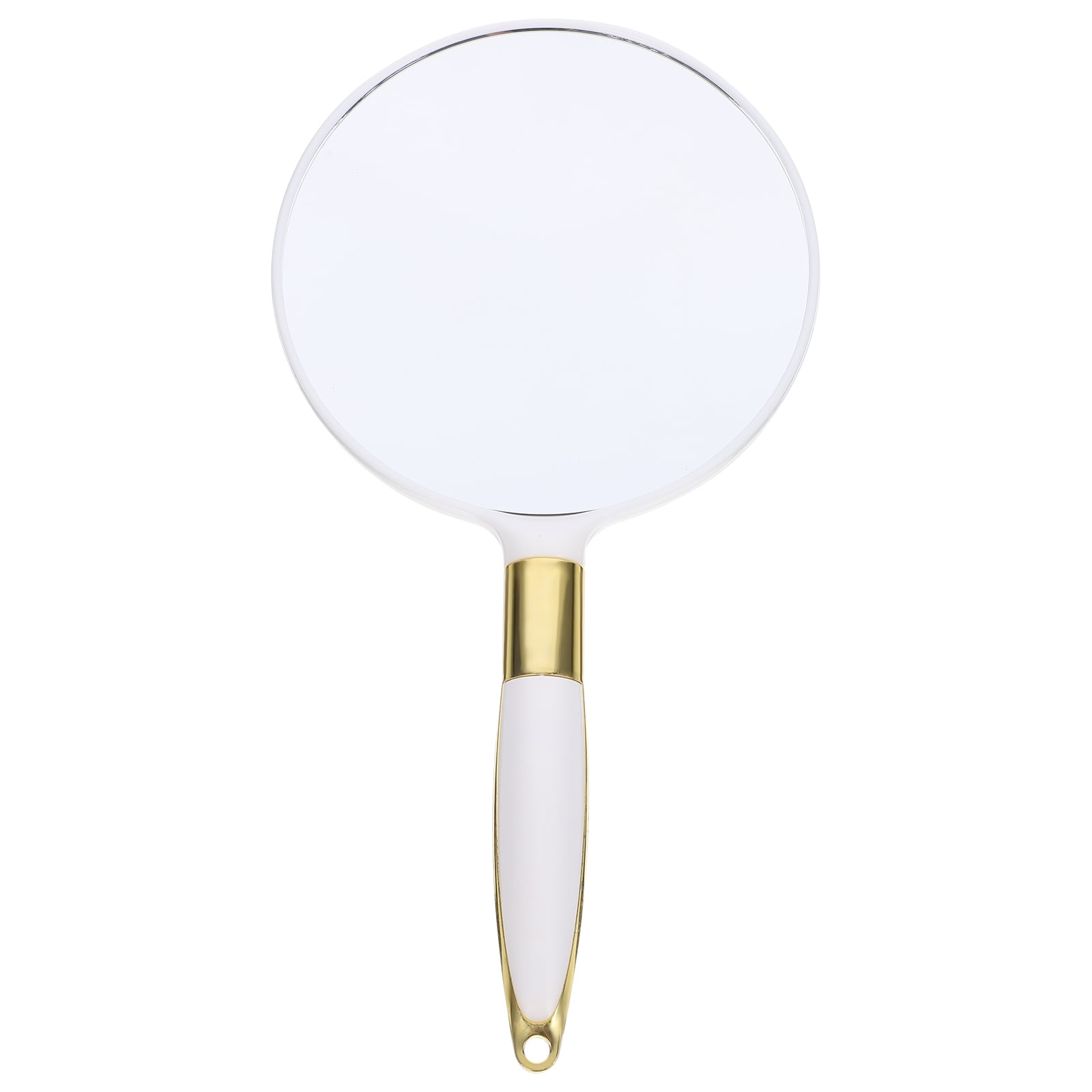 1PC Round Handheld Makeup Mirror Retro European Style Mirror Portable