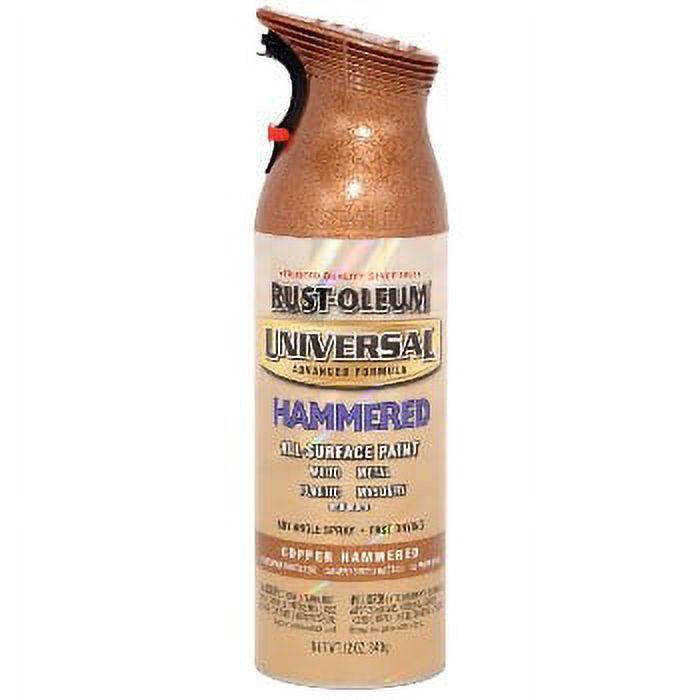 1PC RustOleum Universal Spray Paint, Hammered Copper (Set of 6