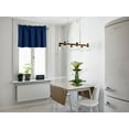 thumbnail image 1 of 1PC ROD POCKET SOLID LINED FOAM BACKING BLACKOUT WINDOW CURTAIN PANEL TREATMENT DRAPE SMOOTH TOUCH ( NAVY ,RS9 VALANCE 38" X 18" ), 1 of 1