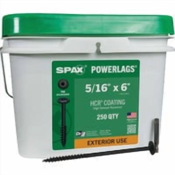 Spax SPAX PowerLags T-Star Washer Head HCR Steel Lag Screws