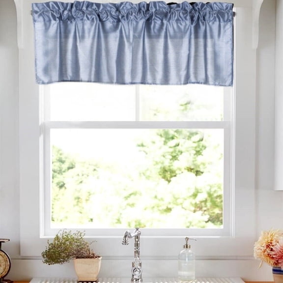 1PC STRAIGHT VALANCE SWAG semisheer WINDOW CURTAIN DRAPE 55" W X 18" L STYLE S18