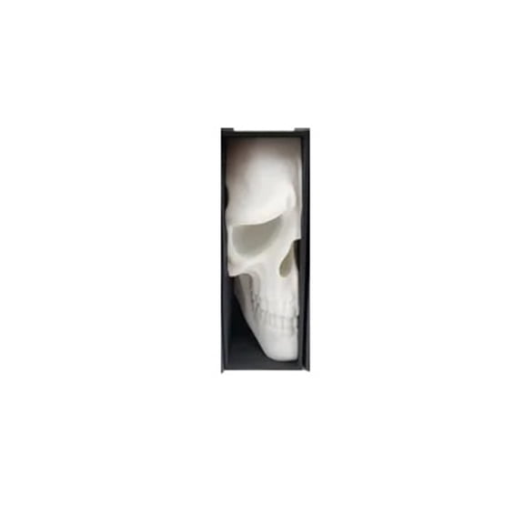 1PC Sad Skull Bookend Ornament - 3D Printable Library Decoration 3D Printing