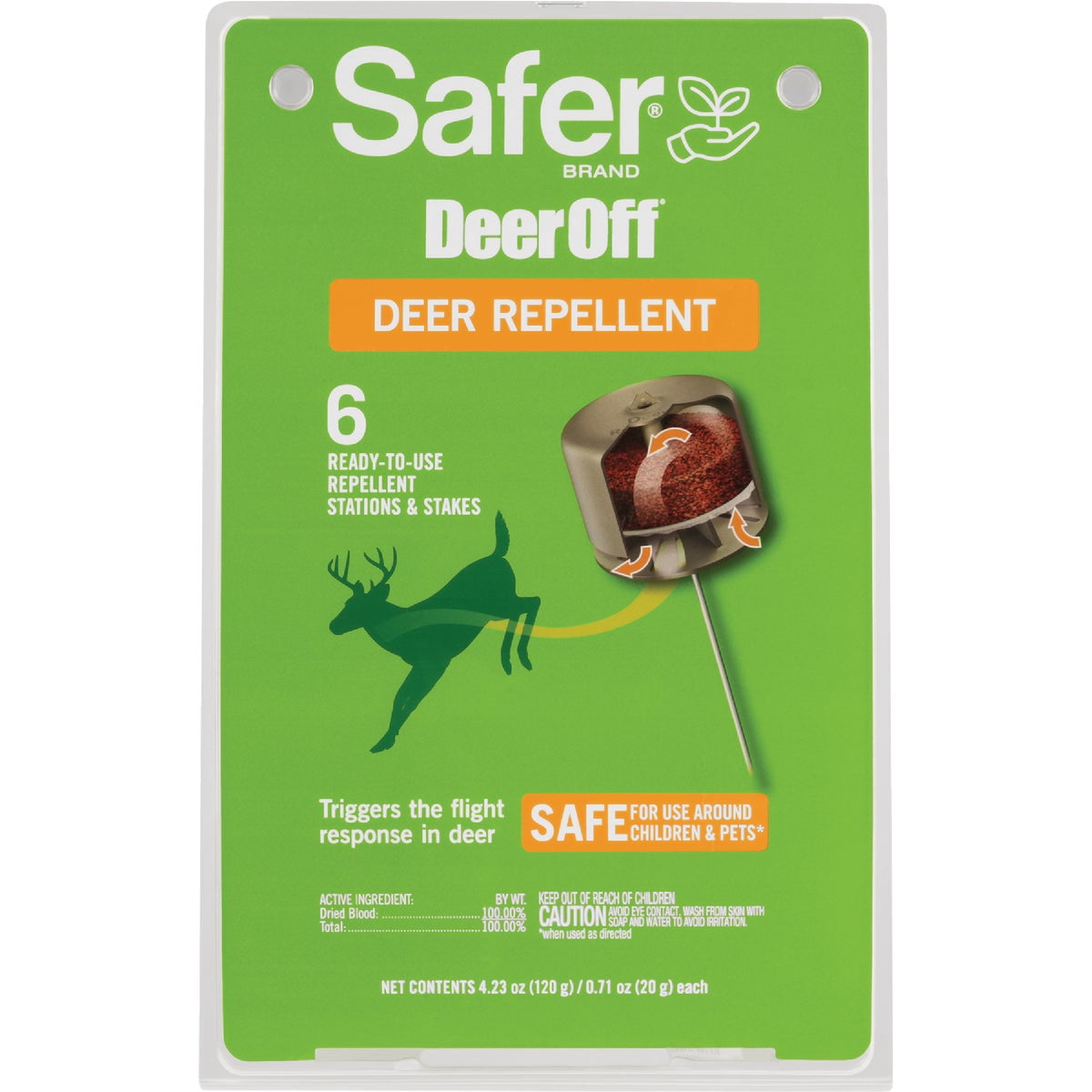 1PC Safer Safer 5962 Deer Off Repellent Station, 192 Square Feet