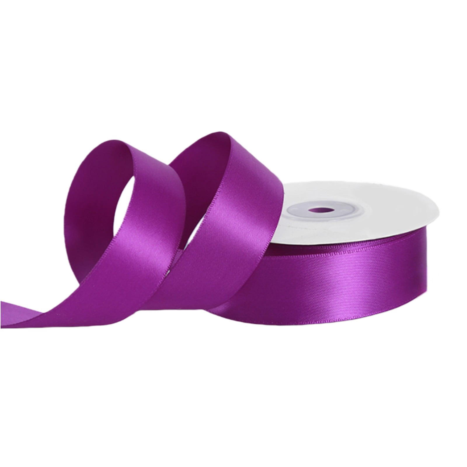 Burgundy Satin Ribbon - 2.5 Inch Wide X 25 Yards, Wire Edge For Gift Wrapping, Bows, Wedding, Crafts